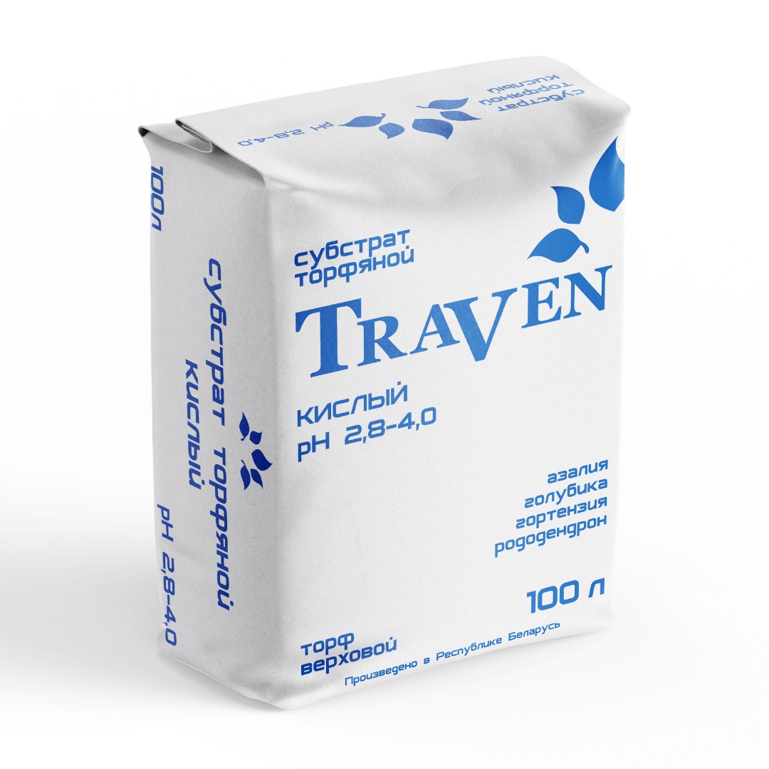 Торф «Traven» кислый